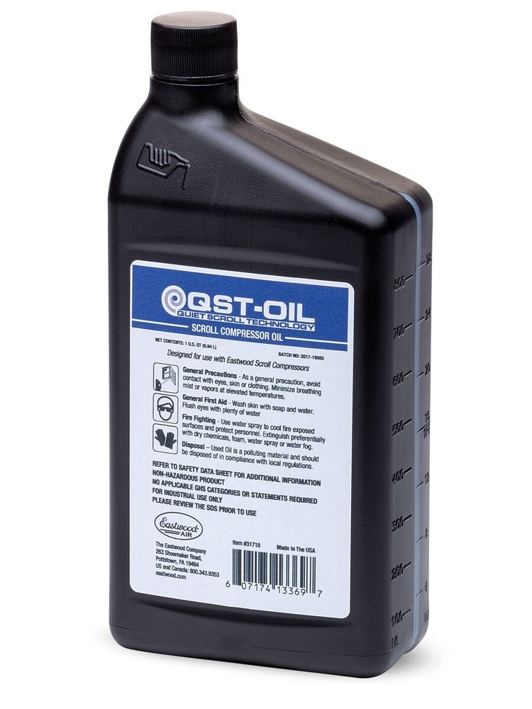 Eastwood Scroll Air Compressor Oil