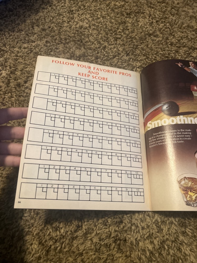 1982 PBA Bowling Program