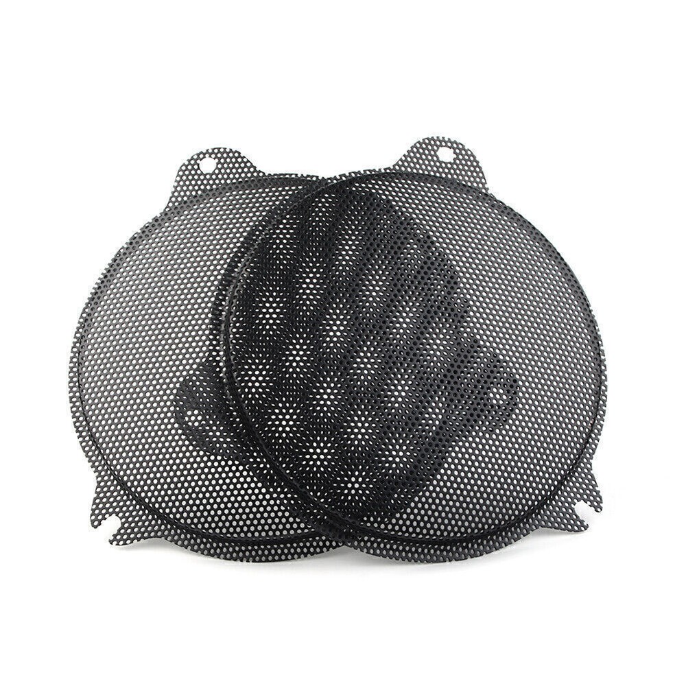 Front Mesh Speaker Grills Black for Harley Davidson Electra Glide 2014-2018 2pcs