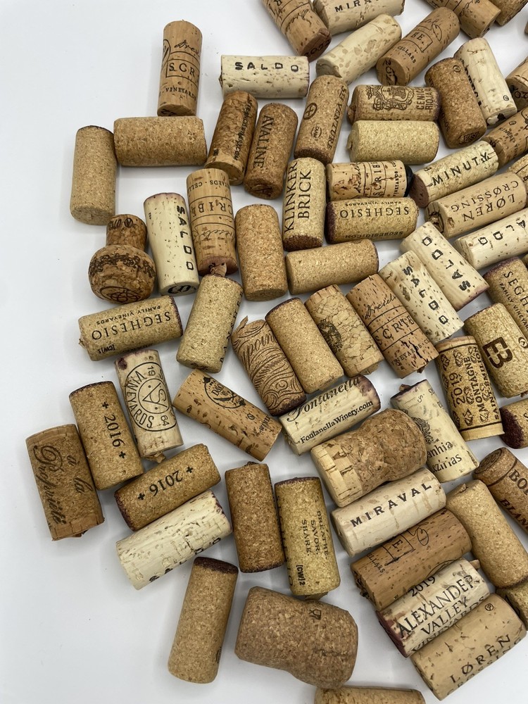 Premium Wine Corks Natural - Used Assorted 89 Count
