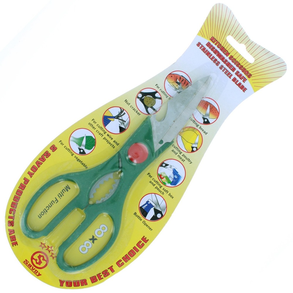 Universal Tool Multipurpose Kitchen Scissors - Black or Green