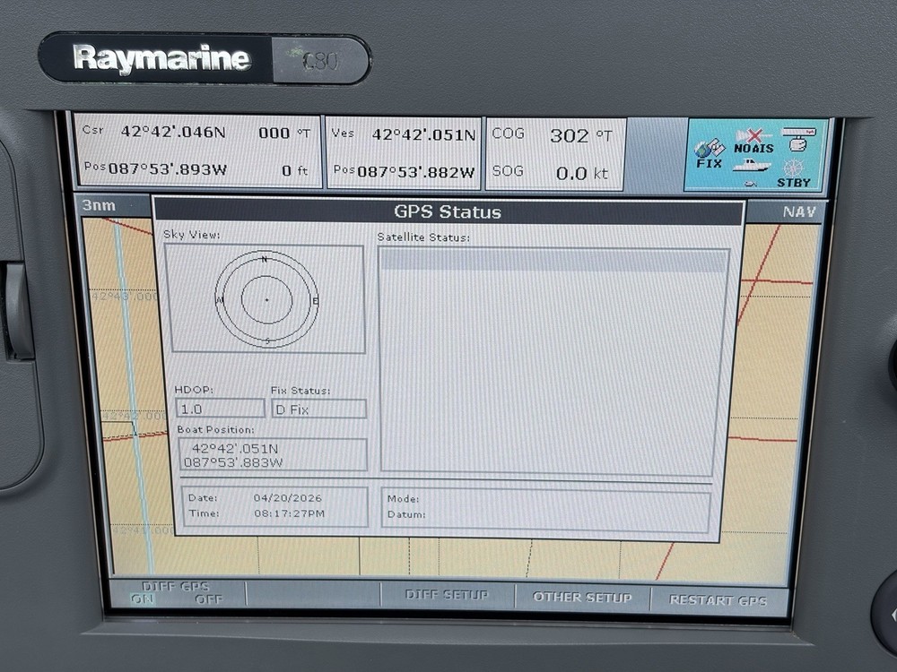 Raymarine C80 Classic GPS Chartplotter Multifunction Display- Tested, Warranty
