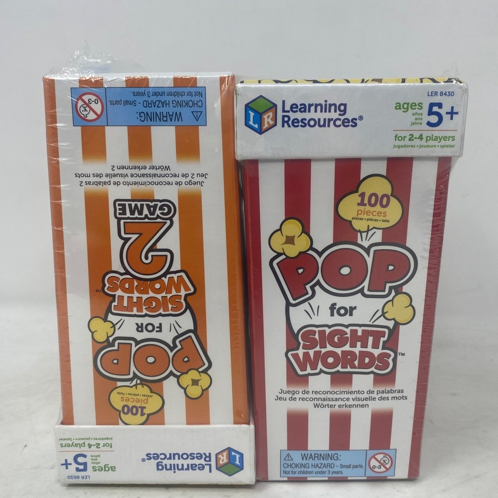 Learning Resources Pop for Sight Words Bundle Language Building Skill Games