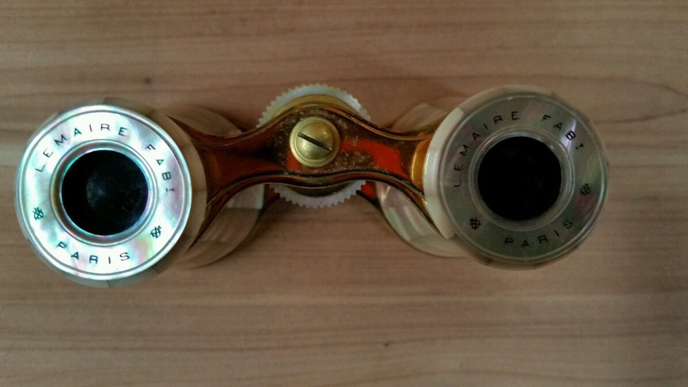 1880 lamare opera glasses with leather case