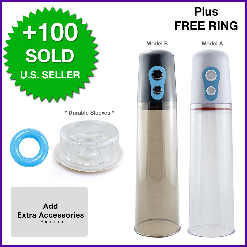 Male Electric Vacuum Penis Pump for Erectile Dysfunction ED Improve Blood Flow