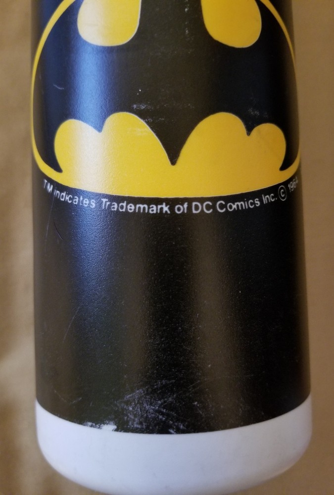 VINTAGE BATMAN BEVERAGE CUP W/STRAW