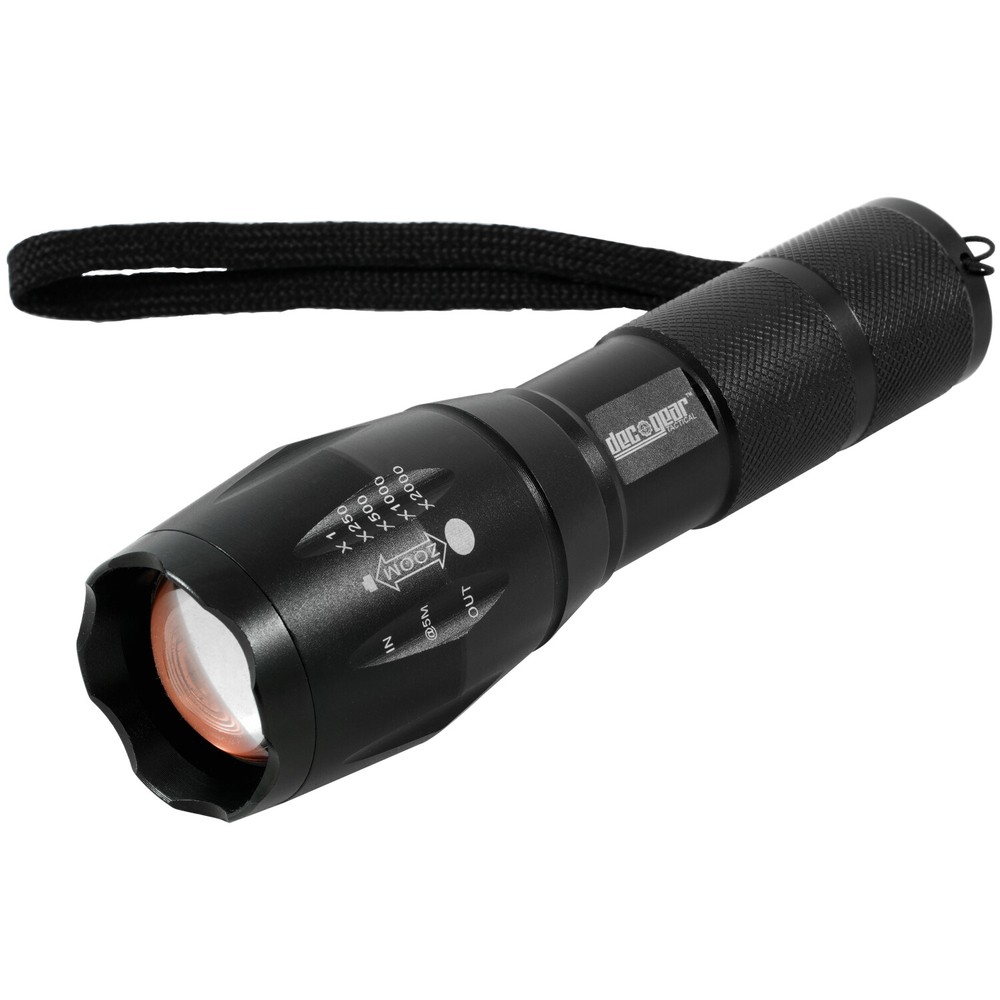 Deco Gear Tactical Flashlight and Pen Set + 2-Pack Survival Bracelet Gift Bundle