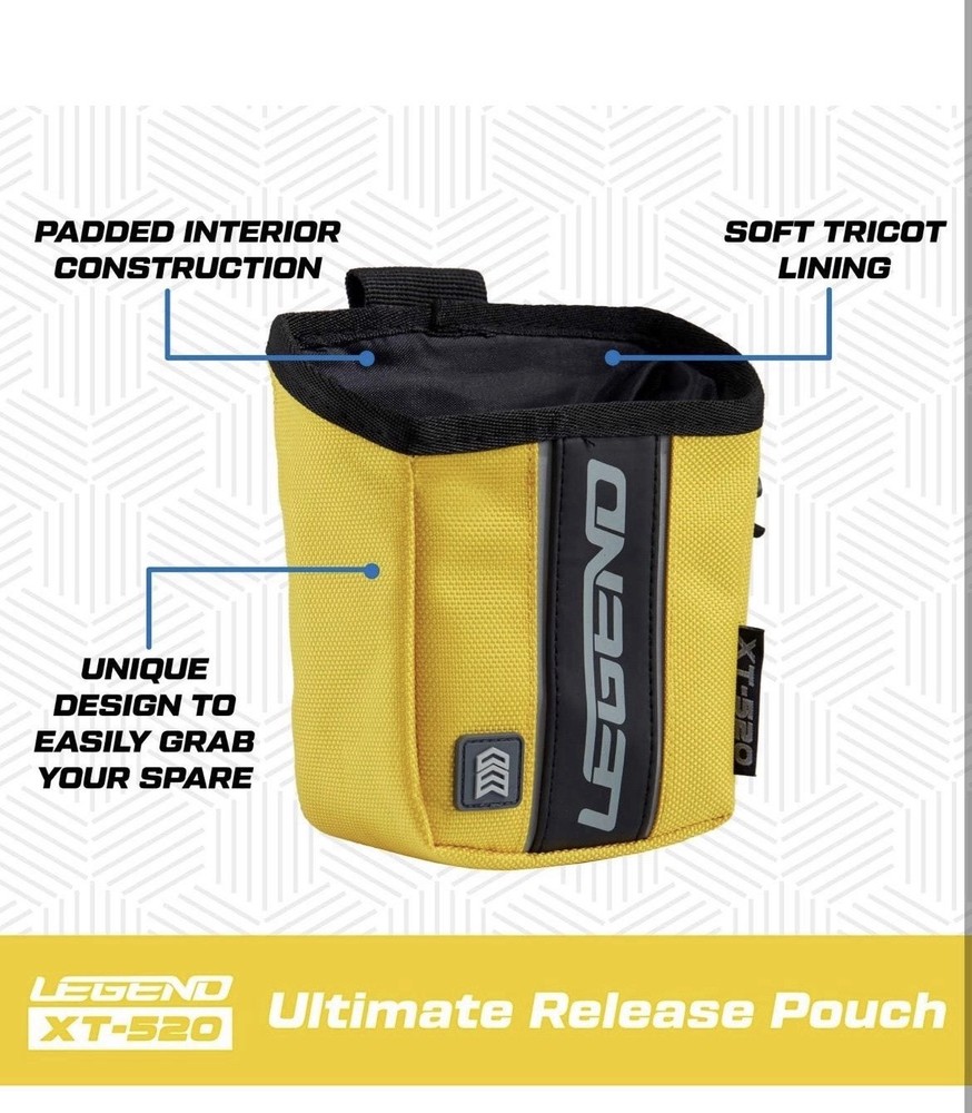 Legend XT520 Quick Release Pouch & Finger Tab Bag Drawstring Closure NWT