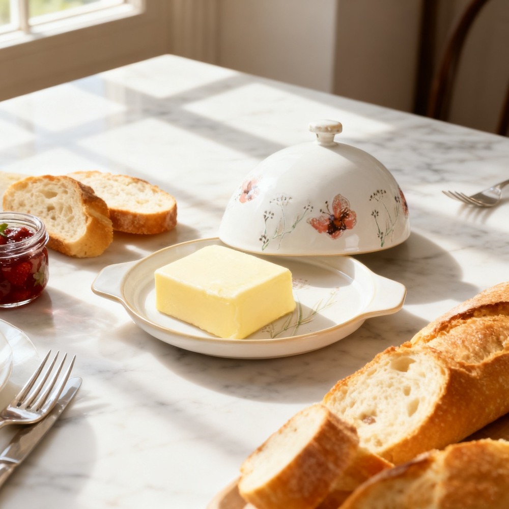 Ceramic Butter Dish With Lid