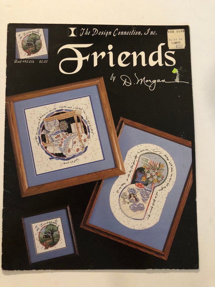 The Design Connection FRIENDS Vintage Cross Stitch Pattern