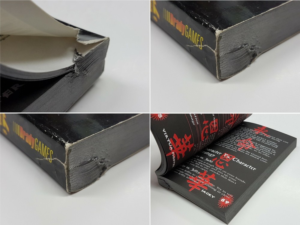 Virtua Fighter Pocket Codes Strategy Guide Pocket Book *DAMAGE TEARS