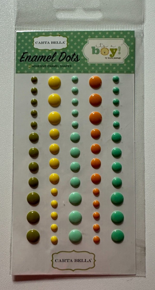 Carta Bella Enamel Dots-Multiple Variations Available-You Choose