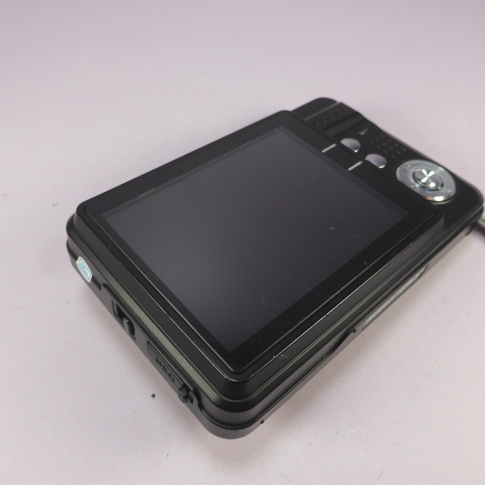 18.0MP Unbranded Compact Digital Camera Black Tested With Charger