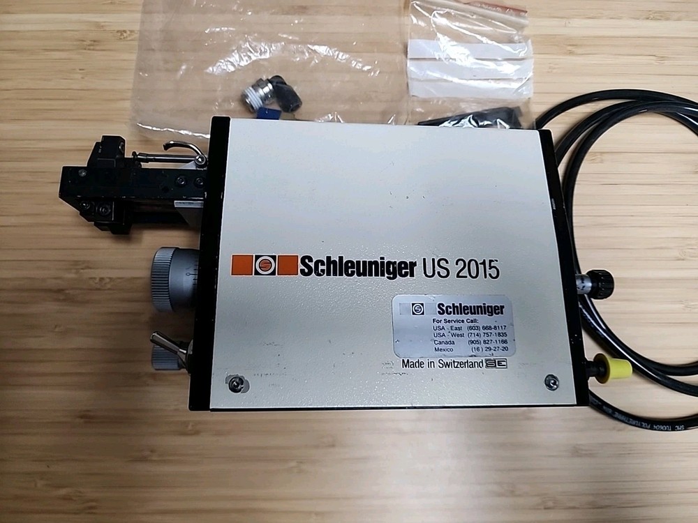 Schleuniger UniStrip 2015 Pneumatic Wire Stripping Machine