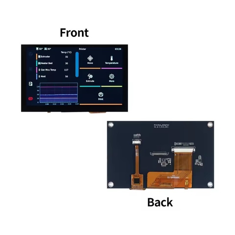 5inch LVDS Display Screen High Resolution for CM68 3D Printers ABS Material