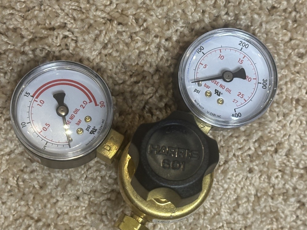 harris argon regulator Acetylene CGA-520
