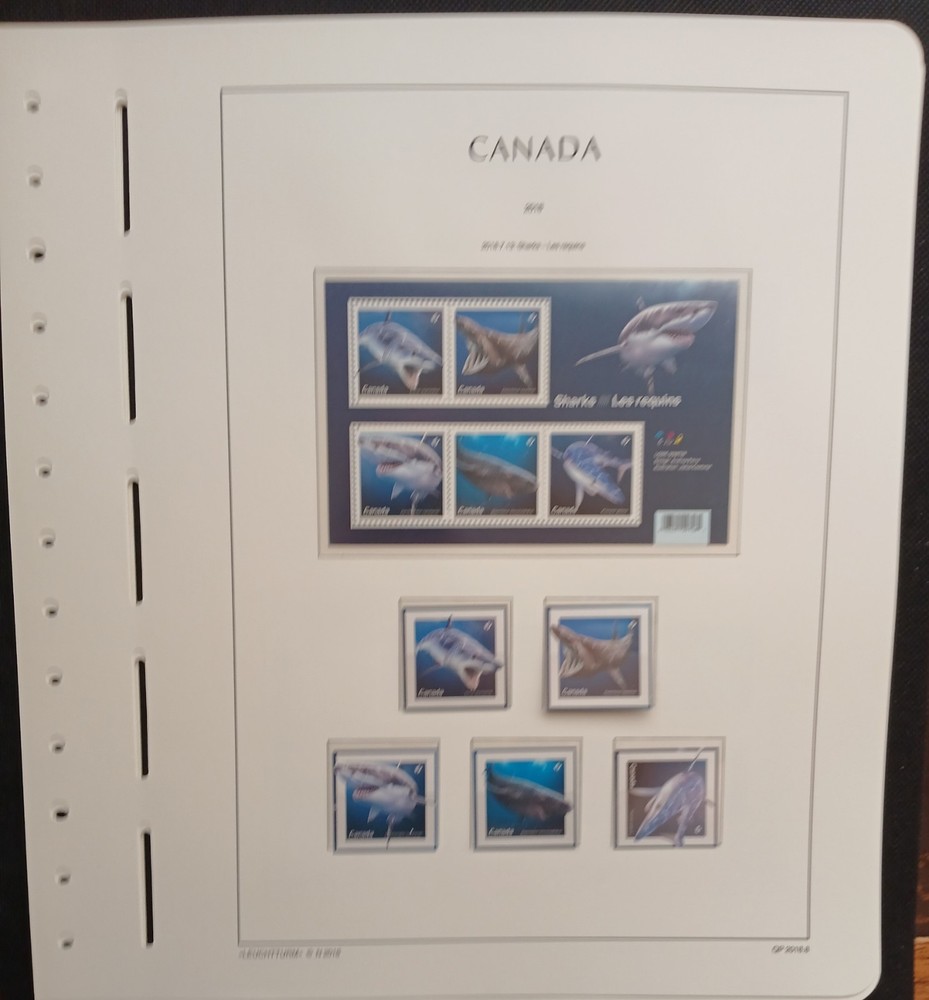 2018 Canada Year Set On Lighthouse/Leuchtturm Hingless Pages