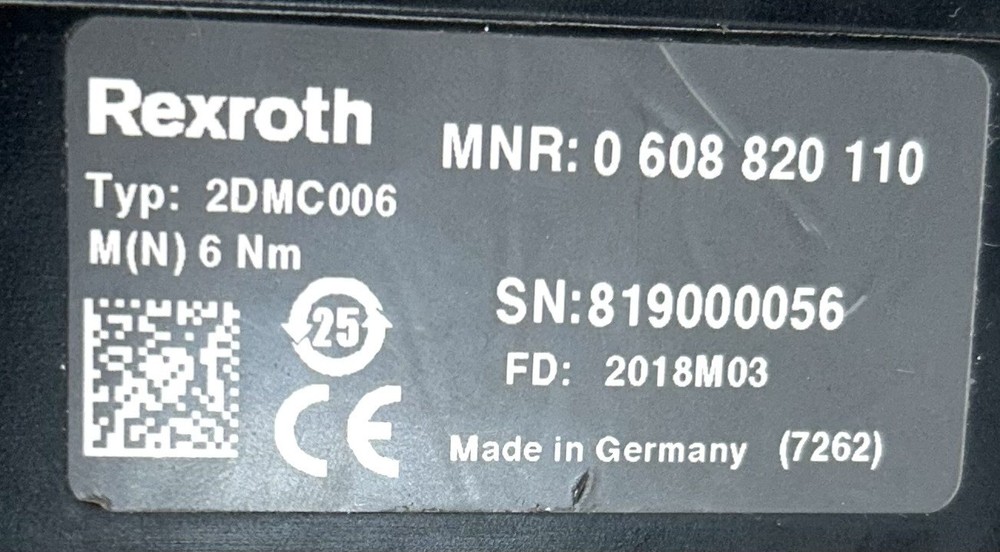 Bosch Rexroth Tightening Spindle System 0 608 701 016 + Modules