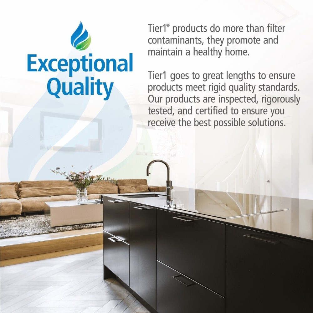 10 x 2.5 Inch 5 Micron Spun Wound Polypropylene Sediment Water Filter 6 Pack