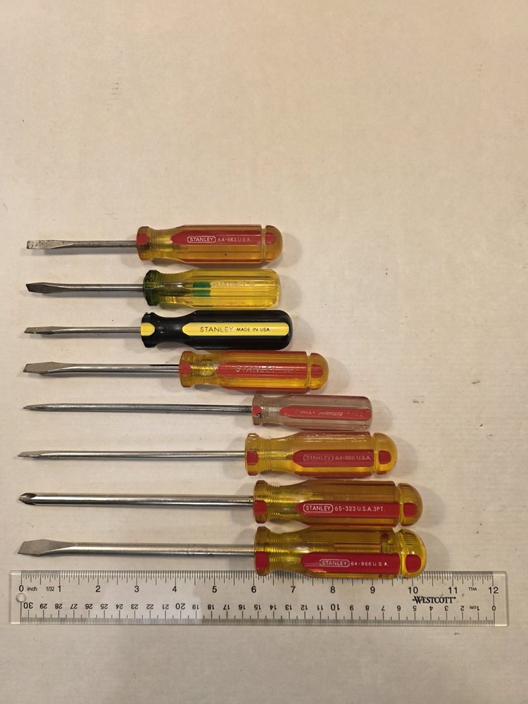 7 Stanley Screwdrivers USA