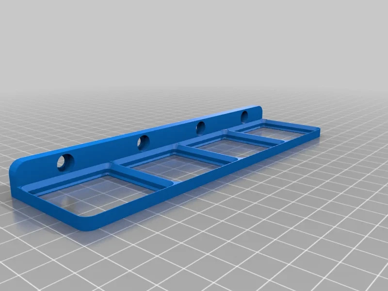 Gridfinity 4x1 Wall Mount Base