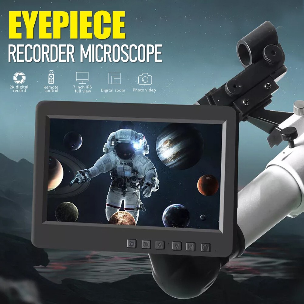New 7" IPS Display Screen WiFi Astronomical Telescope Electronic Eyepiece Camera