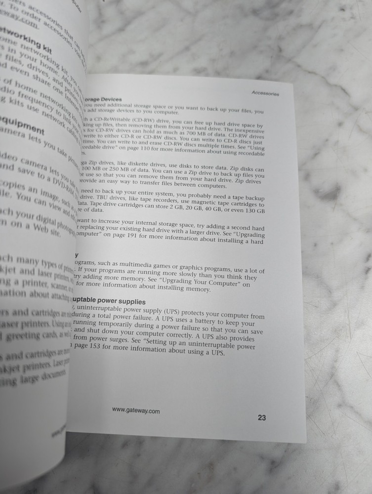 Your Gateway Computer A User's Guide Instruction Manual Booklet