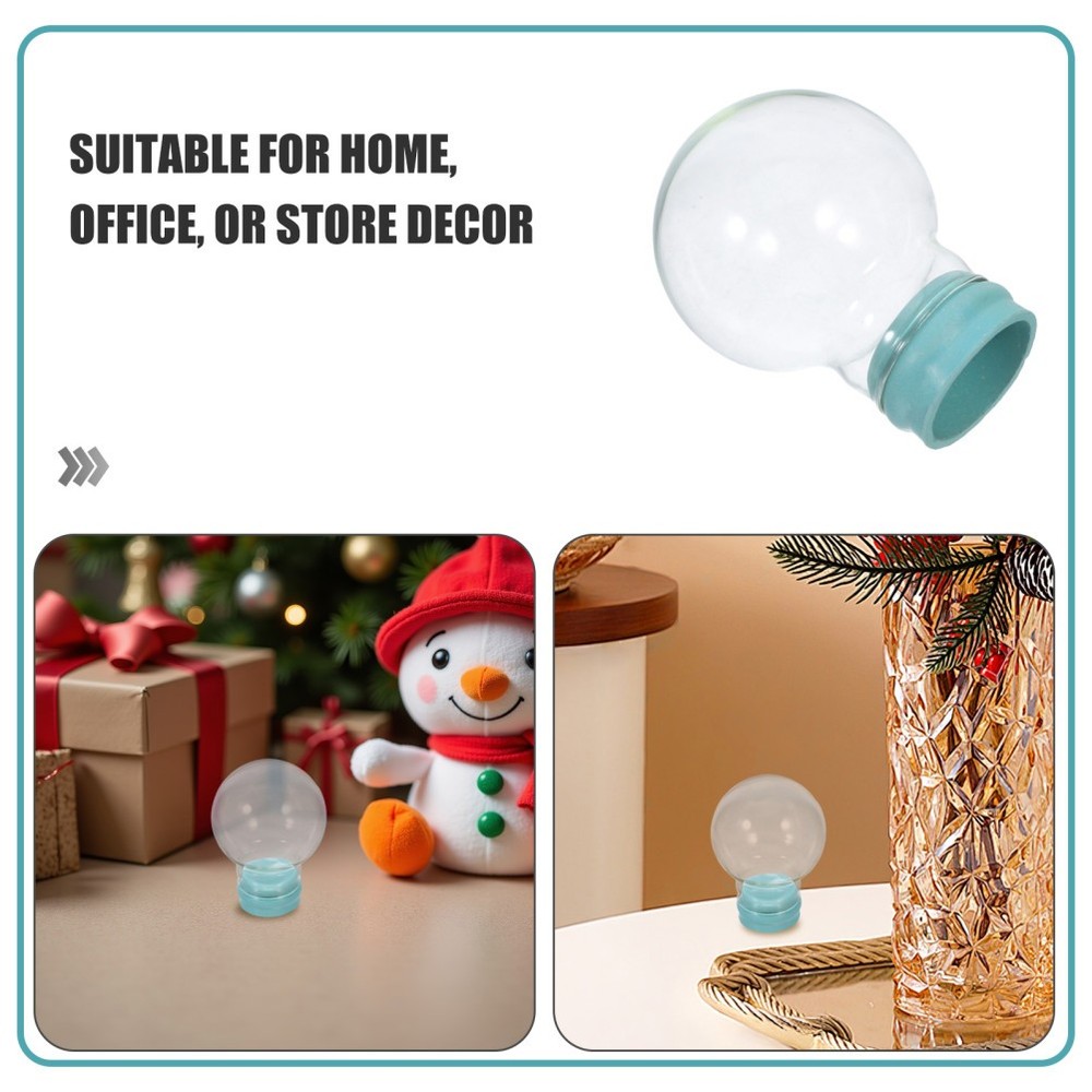 3 PCS Snow Globe Craft Hydroponic Planter Vase Display Showcase DIY