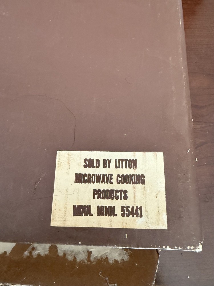 Litton Micro Browner Microwave Steak Grill Extra Large In Box Littonware