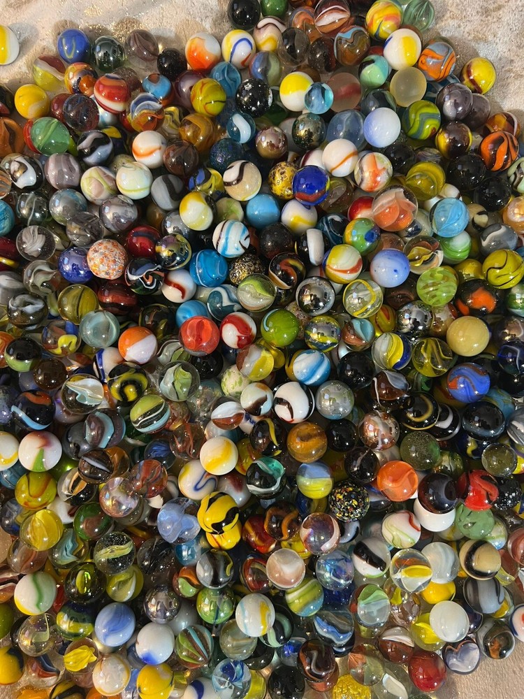 Marbles Lot Of 30 Different