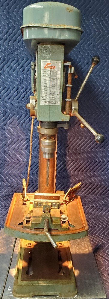 Enco Drill Press 125-1171 1/2 HP 8 Speed