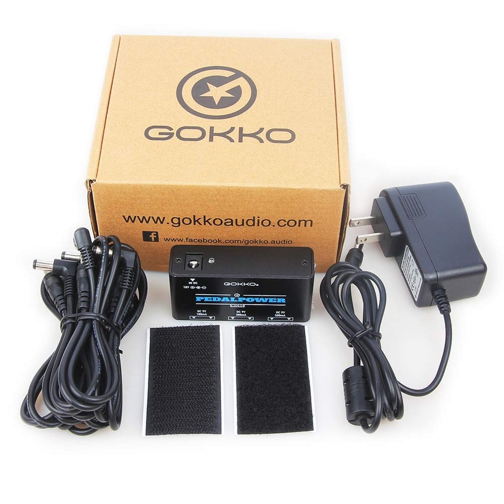 Mini Pedal Power Supply with 6 Outputs (GK-37)