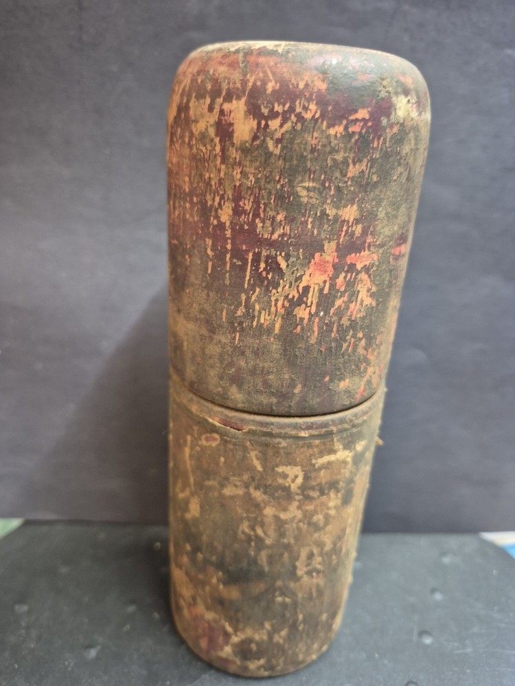 Antique Round Wood Case