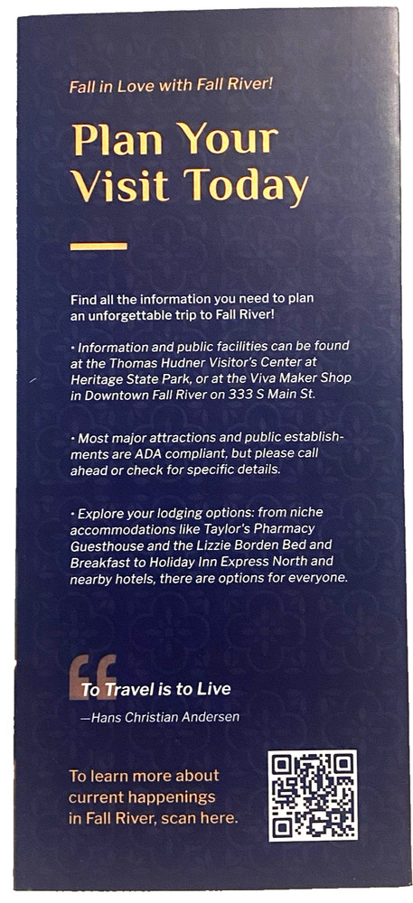 EMBRACE FALL RIVER Brochure *NEW* Fall River MA