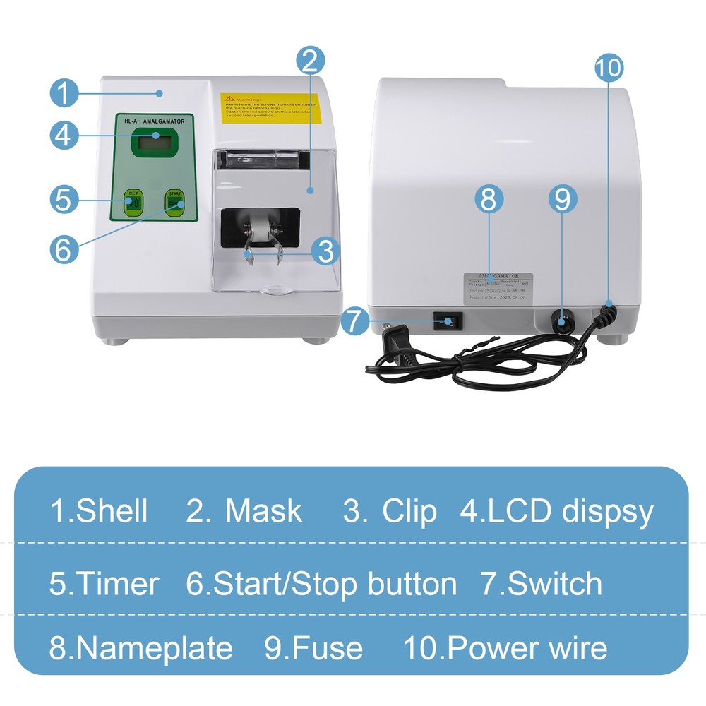 HL-AH G5 Smart Capsule Mixer with Digital Amalgam Blending Technology Blender