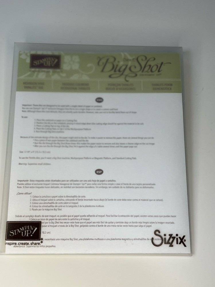 Stampin’ Up! Hexagon Hive Thinlits Die 132965