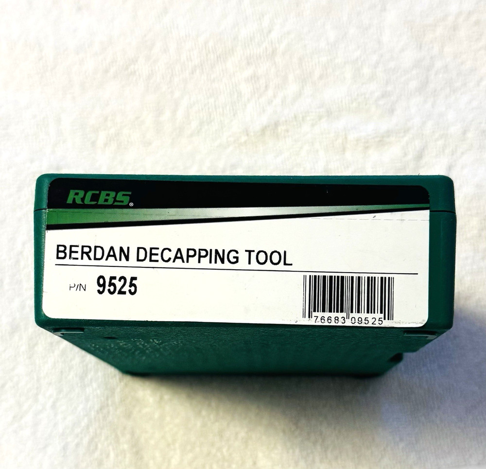 RCBS BERDAN DECAPPING RELOADING TOOL 9525 New Factory Sealed Package