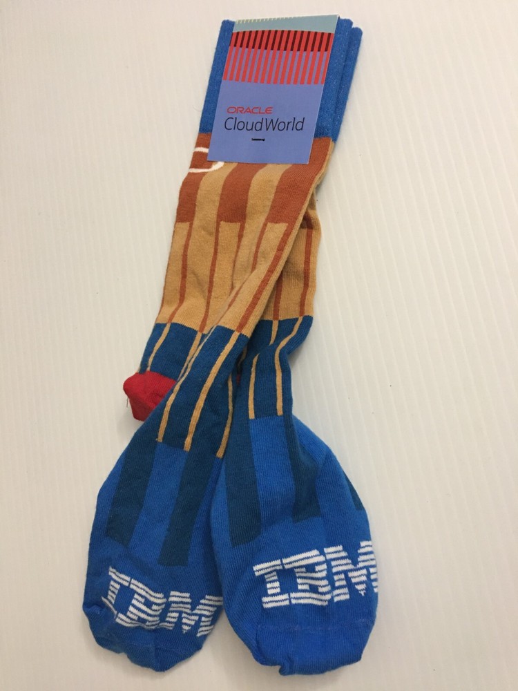 Oracle Cloud World IBM Socks CloudWorld