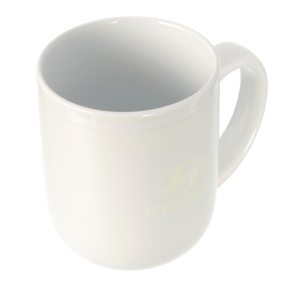 Hyundai White Logo Mug