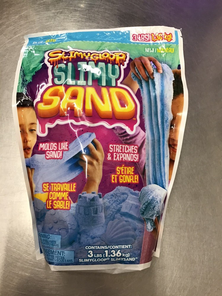 SlimyGloop SlimySand Stretchable Expandable Moldable Cloud Slime Non Stick Slimy