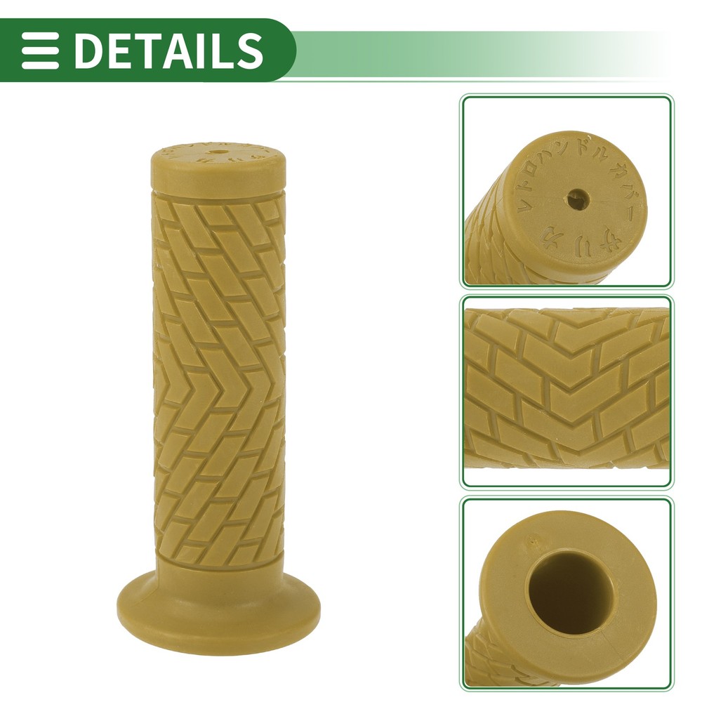 1" 25mm Motorcycle Knobs Handlebar Cover TPU Yellow