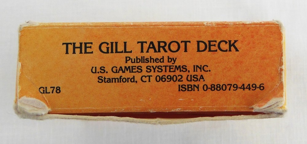 The GILL 78 Card TAROT Deck W/Instructions 1990