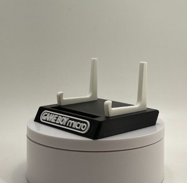 Game Boy Micro with Game Display/Stand/Holder - DISPLAY ONLY (Customize Colors)