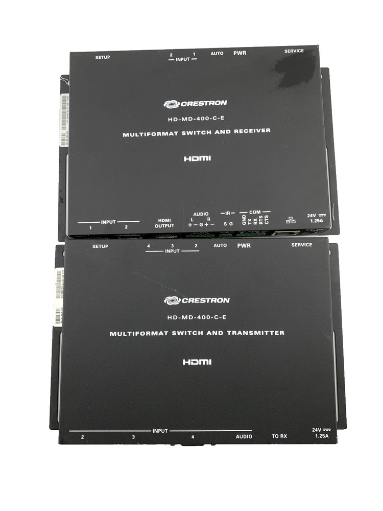 Crestron HD-MD-400-C-E Multiformat Switch HDMI Receiver w/Transmitter 6507781