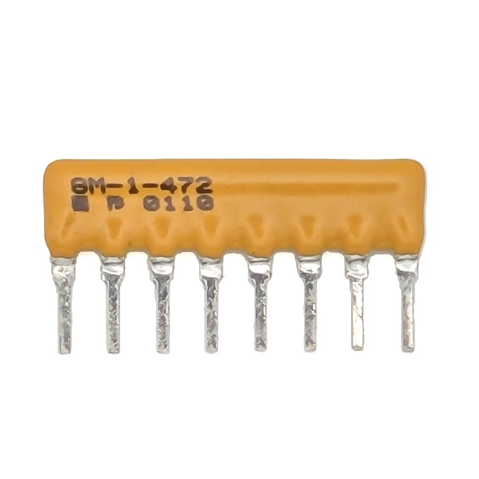 25pcs Bourns 4.7k Ohm Bussed Resistor Array Network SIP-8