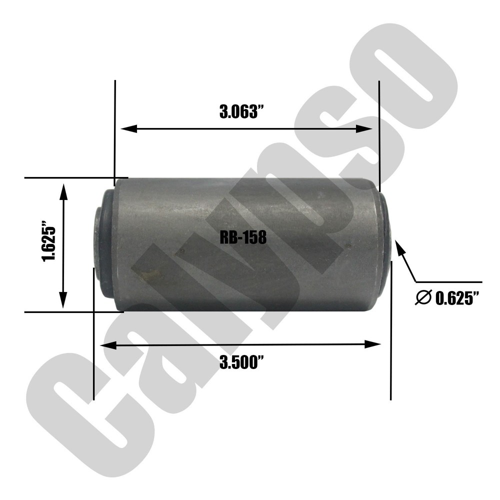 Leaf Spring Bushing RB-158 (Sold as one Piece)