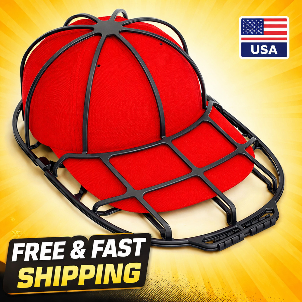 Hat Washer Baseball Cap Cleaner Protector Machine Washing Cage Cap Holder Frame