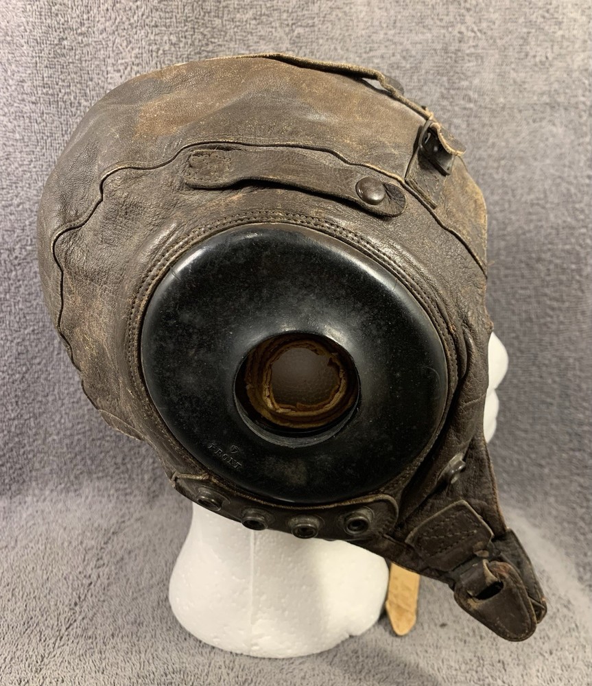 US Army Air Forces Flight Helmet Type A-11 Spec 3189 Leather Size Medium