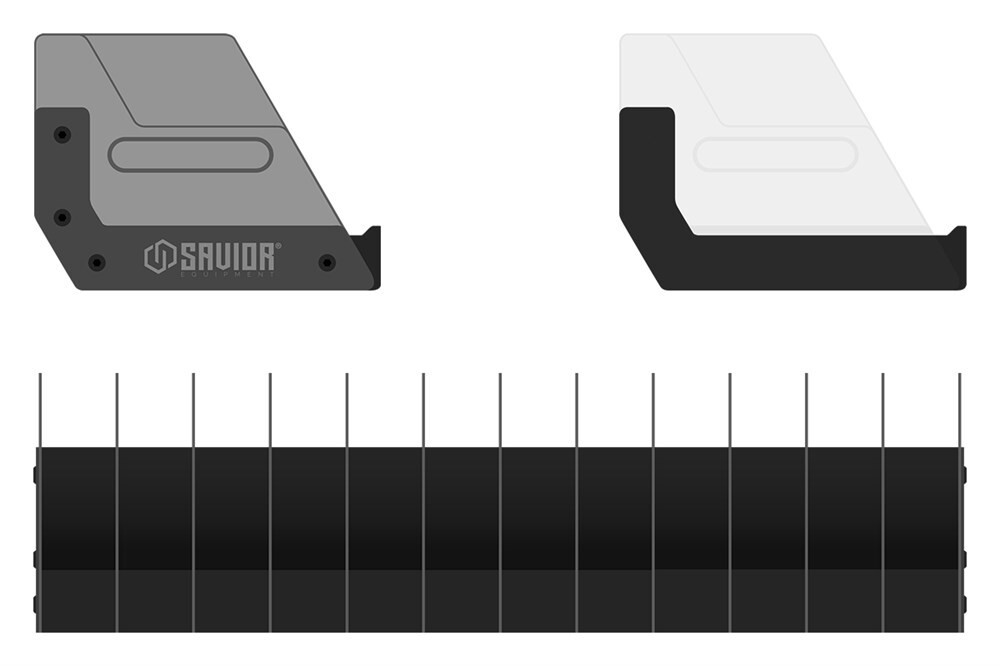 Savior 12-Slot Pistol Rack