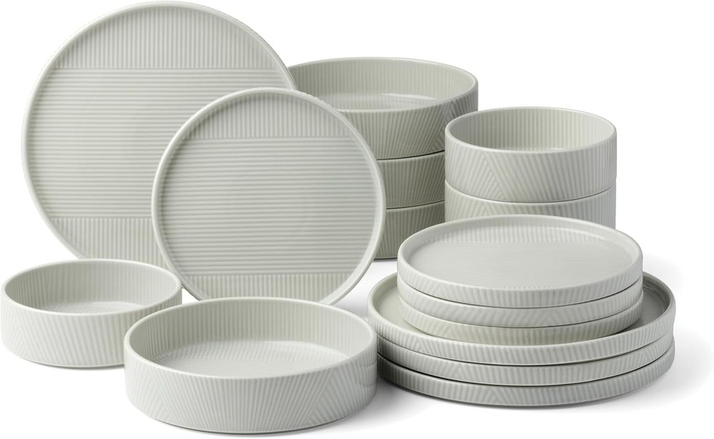 Lenox Modulus 16-Piece Dinnerware Set, Vapor